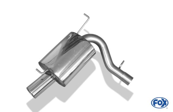 Endschalldämpfer Durchmesser 70mm - 1x100 Typ 13 passend für: Mitsubishi Lancer Evolution VI
